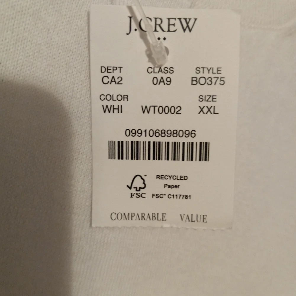 J.Crew XXL Cotton Sleeveless Pullover Light Sweater Top New - Picture 7 of 7